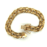 Double Link Textured Bracelet