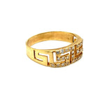 Greek Motif Diamond Ring