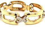 Rectangle and X Diamond Bracelet