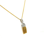 Diamond Pave Tassel Necklace