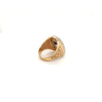 Horse in Horse Shoe with Diamonds Ring