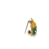 Green Lady Bug Pin