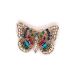 Gemstone Butterfly Pin